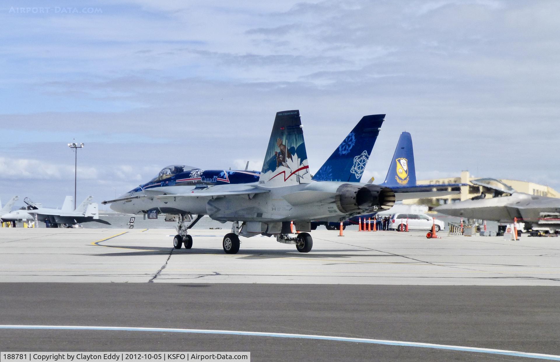 188781, 1987 McDonnell Douglas CF-188A Hornet C/N 0556/A464, Fleet Week San Francisco. SFO 2012