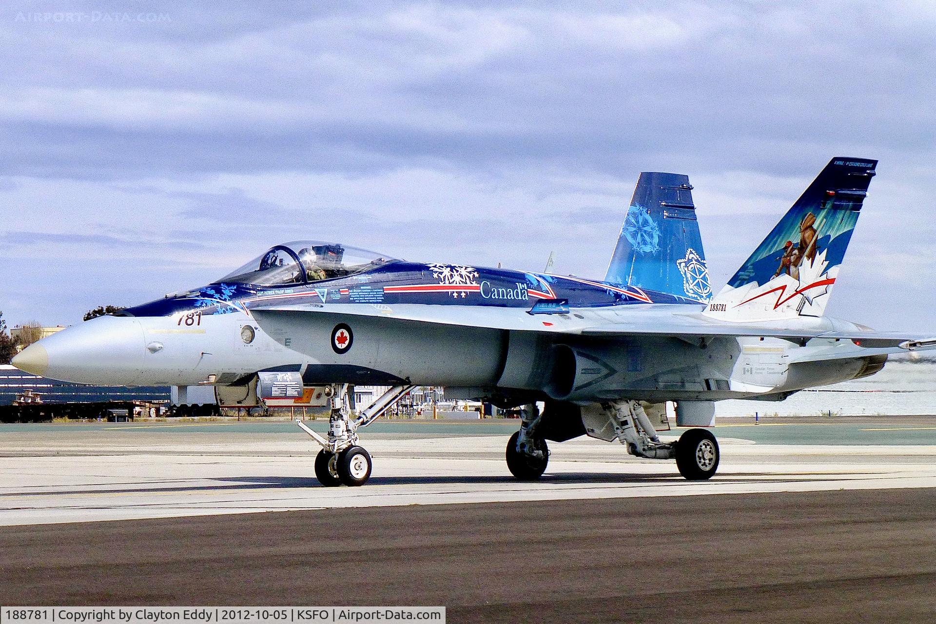 188781, 1987 McDonnell Douglas CF-188A Hornet C/N 0556/A464, Fleet Week San Francisco. SFO 2012