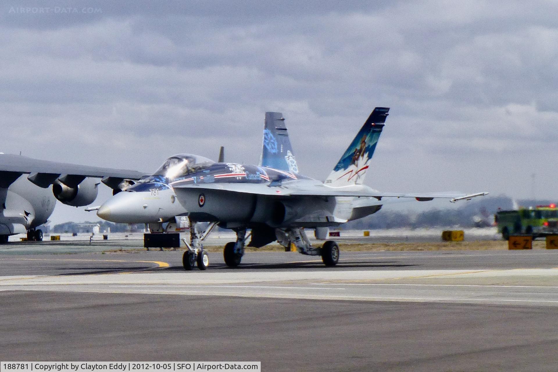 188781, 1987 McDonnell Douglas CF-188A Hornet C/N 0556/A464, Fleet Week San Francisco. SFO 2012