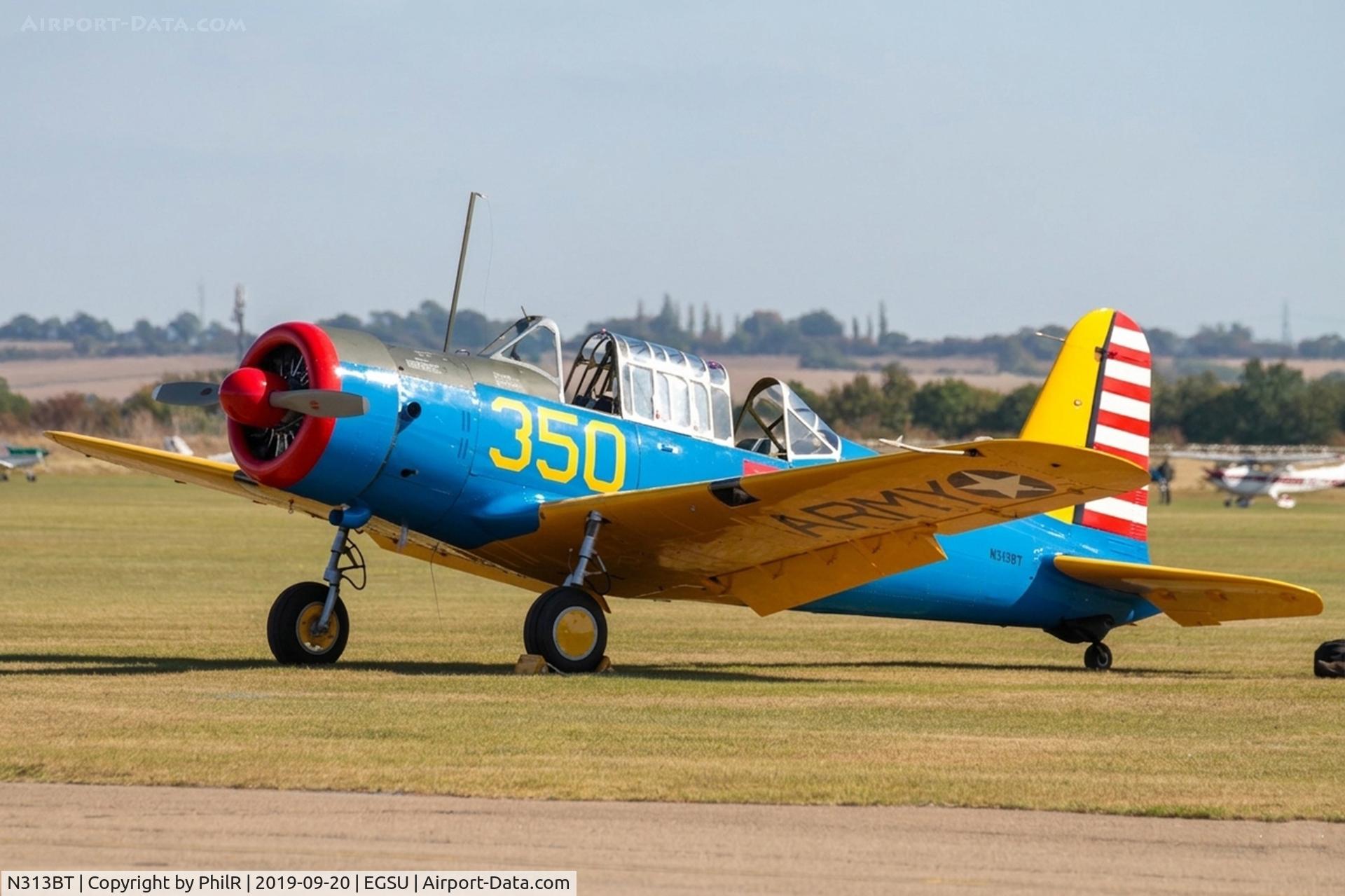 N313BT, Consolidated Vultee BT-13A Valiant C/N 10425, 42-43210 (N313BT) 1943 Vultee BT-13A Valiant USAAC Duxford 
