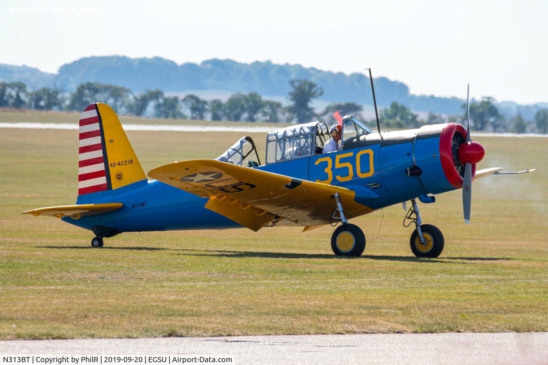 N313BT, Consolidated Vultee BT-13A Valiant C/N 10425, 42-43210 (N313BT) 1943 Vultee BT-13A Valiant USAAC Duxford
