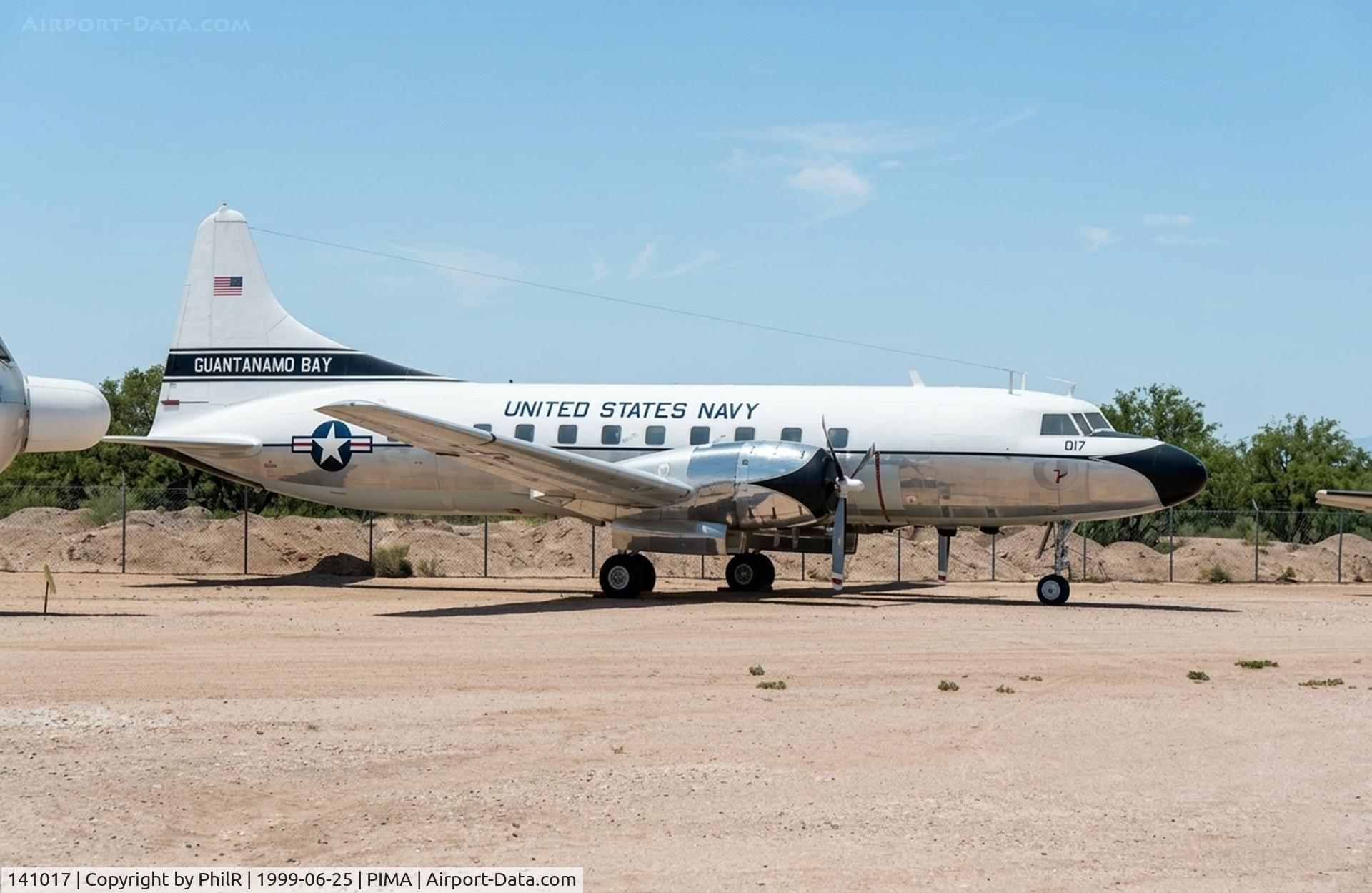 141017, 1956 Convair C-131F (R4Y-1) Samaritan C/N 300, 141017 1956 Convair C-131F (R4Y-1 USN) Samaritan USN Pima 
