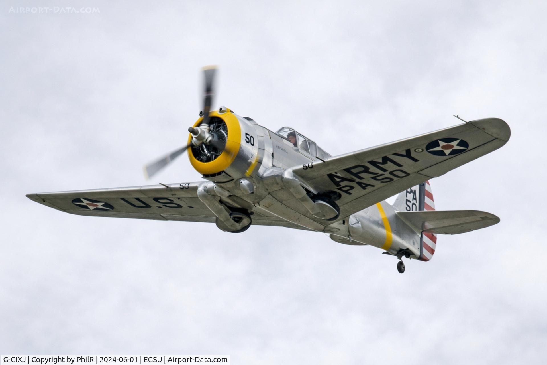 G-CIXJ, 1939 Curtiss P-36C Hawk C/N 38-210, 38-210 (NX80FR, G-CIXJ) 1939 Curtiss P-36C Hawk D Day Display Duxford 