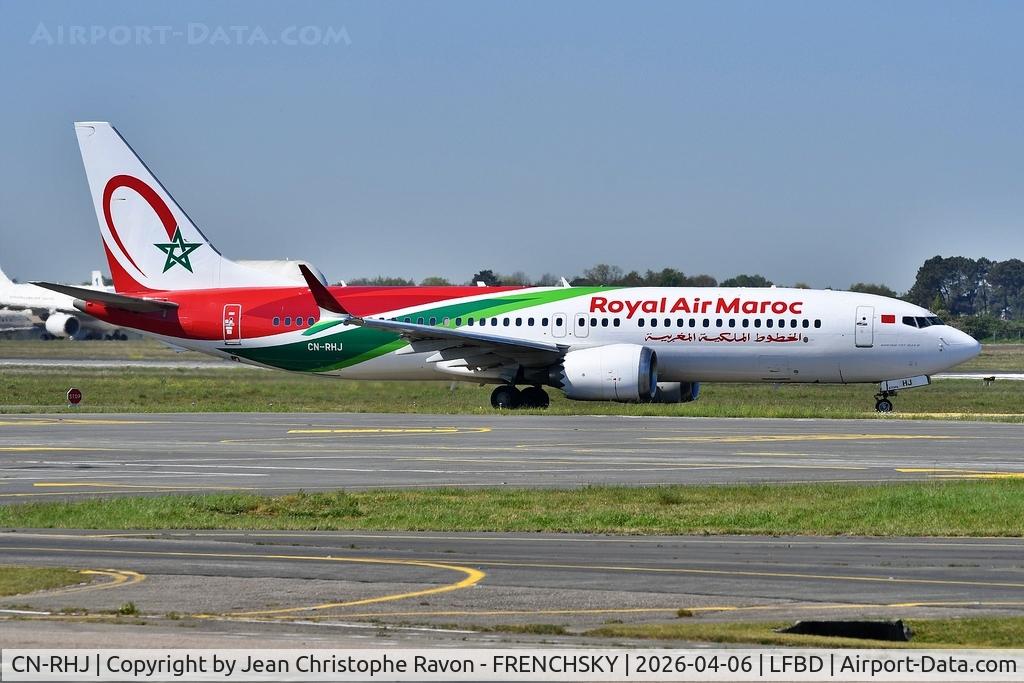 CN-RHJ, 2023 Boeing 737-8MAX C/N 43342, Bordeaux (BOD)	Casablanca (CMN)	AT793