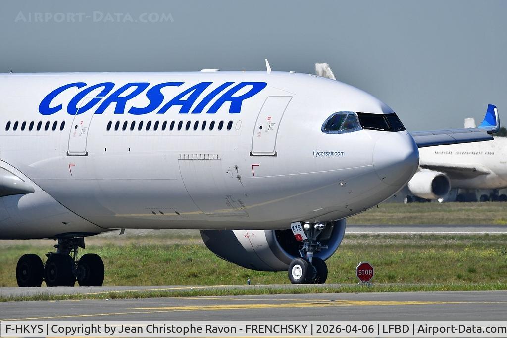 F-HKYS, 2021 Airbus A330-941N C/N 1992, Bordeaux (BOD)	Fort-de-France (FDF)	SS740