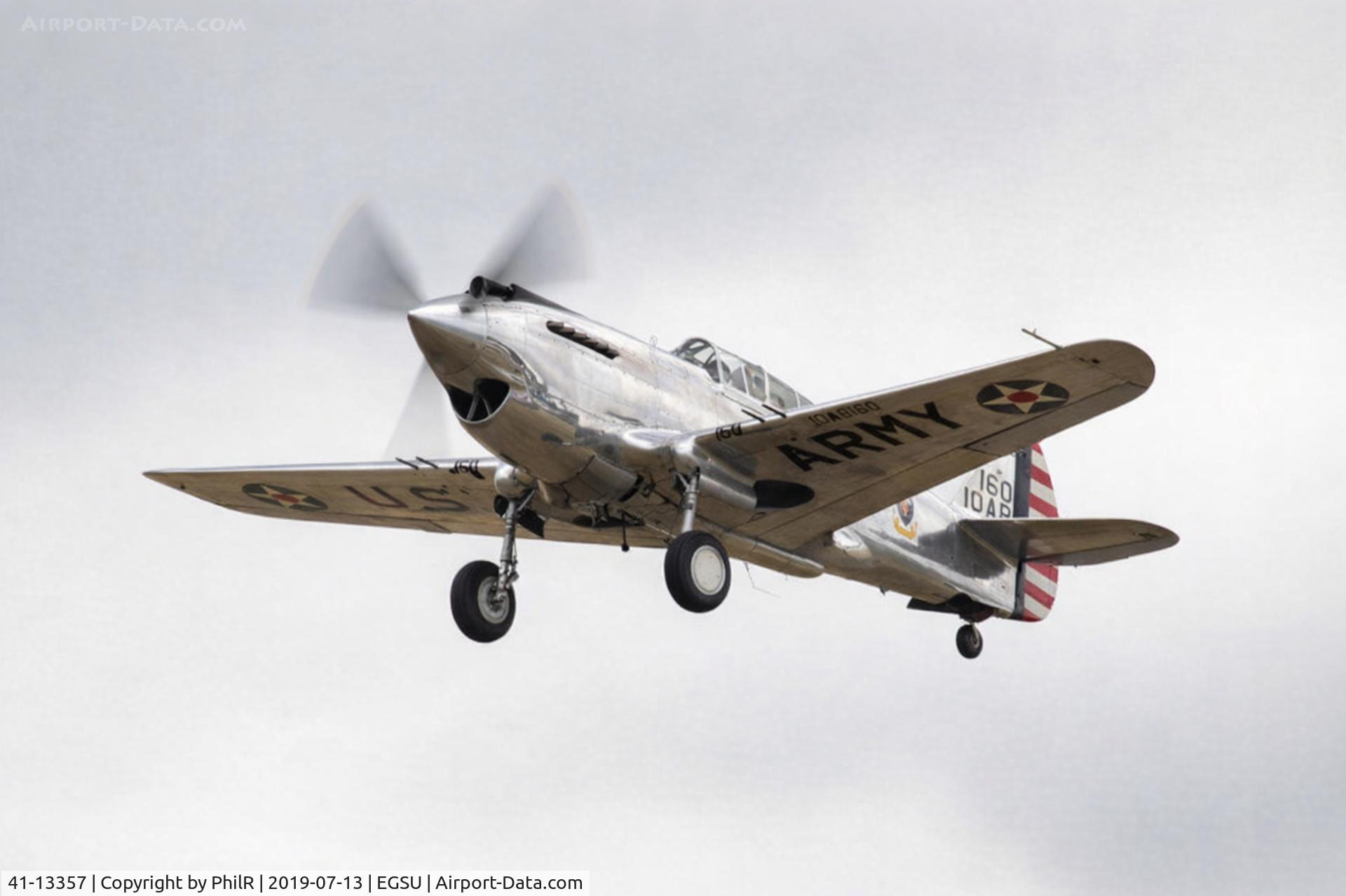 41-13357, 1941 Curtiss P-40C Warhawk C/N 16161, 41-13357 (G-CCIO, N80FR) 1941 Curtis P-40C Warhawk USAAC Duxford