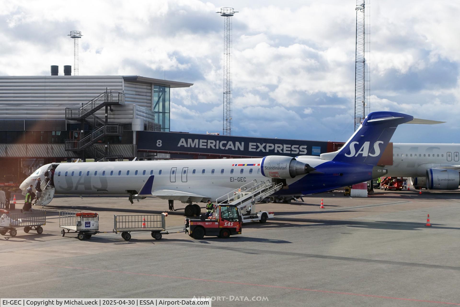 EI-GEC, 2009 Bombardier CRJ-900 NG (CL-600-2D24) C/N 15246, Operated by CityJet for SAS
