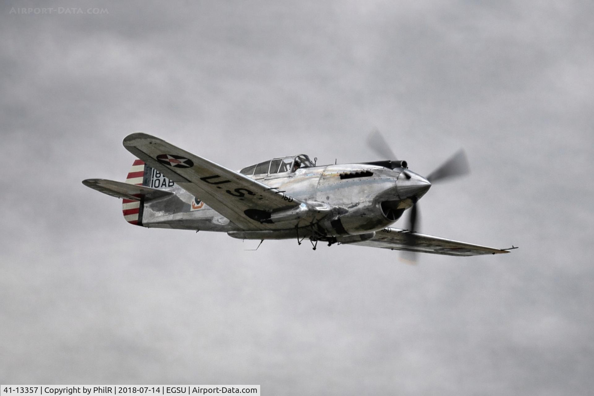 41-13357, 1941 Curtiss P-40C Warhawk C/N 16161, 41-13357 (G-CIIO, N80FR) 1941 Curtiss P-40C Warhawk llb Flying Legends Duxford 
