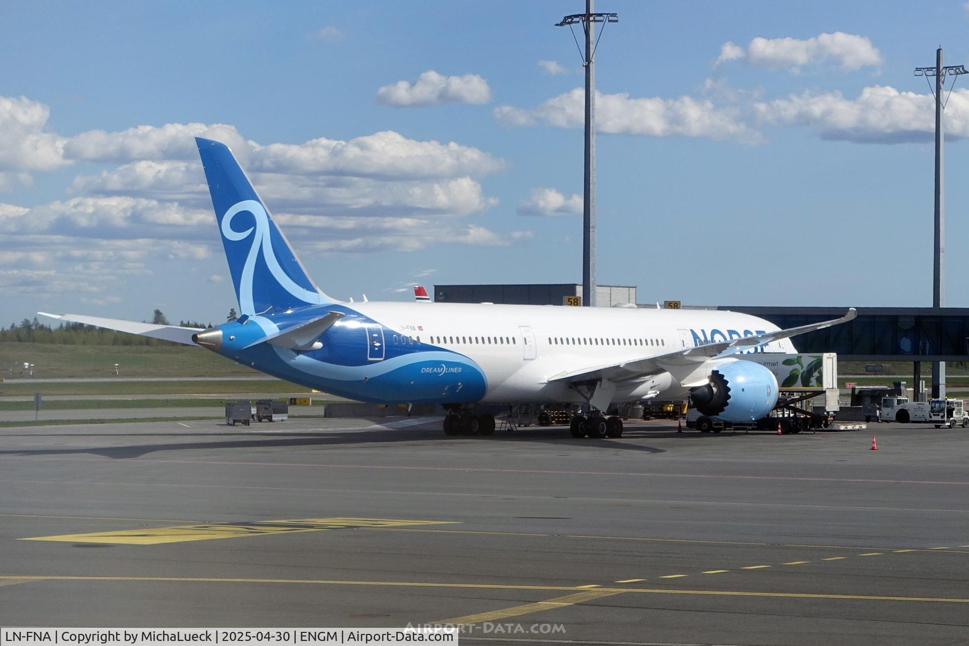LN-FNA, 2019 Boeing 787-9 Dreamliner C/N 63345, At Oslo Gardermoen