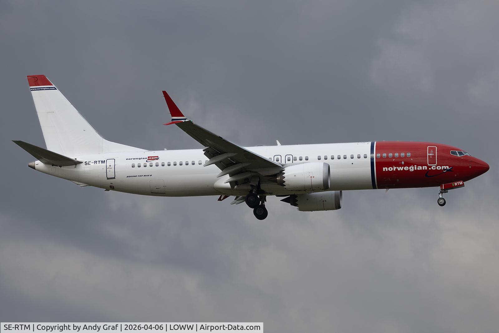SE-RTM, Boeing 737-8 MAX C/N 62926 / 8763, Norwegian 737 Max 8