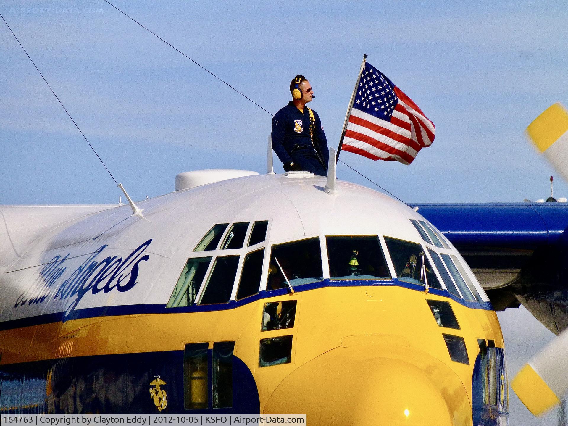 164763, 1992 Lockheed C-130T Hercules C/N 382-5258, Fleet Week San Francisco SFO 2012