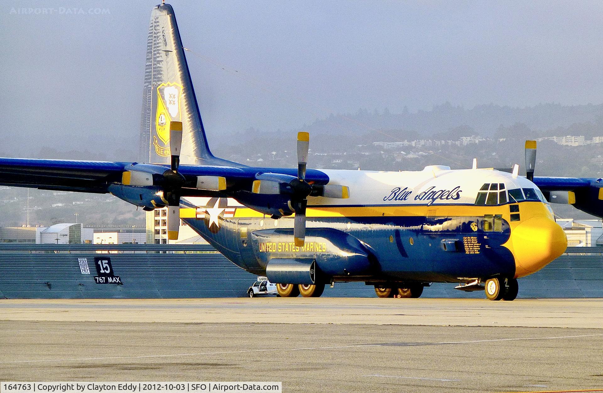 164763, 1992 Lockheed C-130T Hercules C/N 382-5258, Fleet Week San Francisco SFO 2012