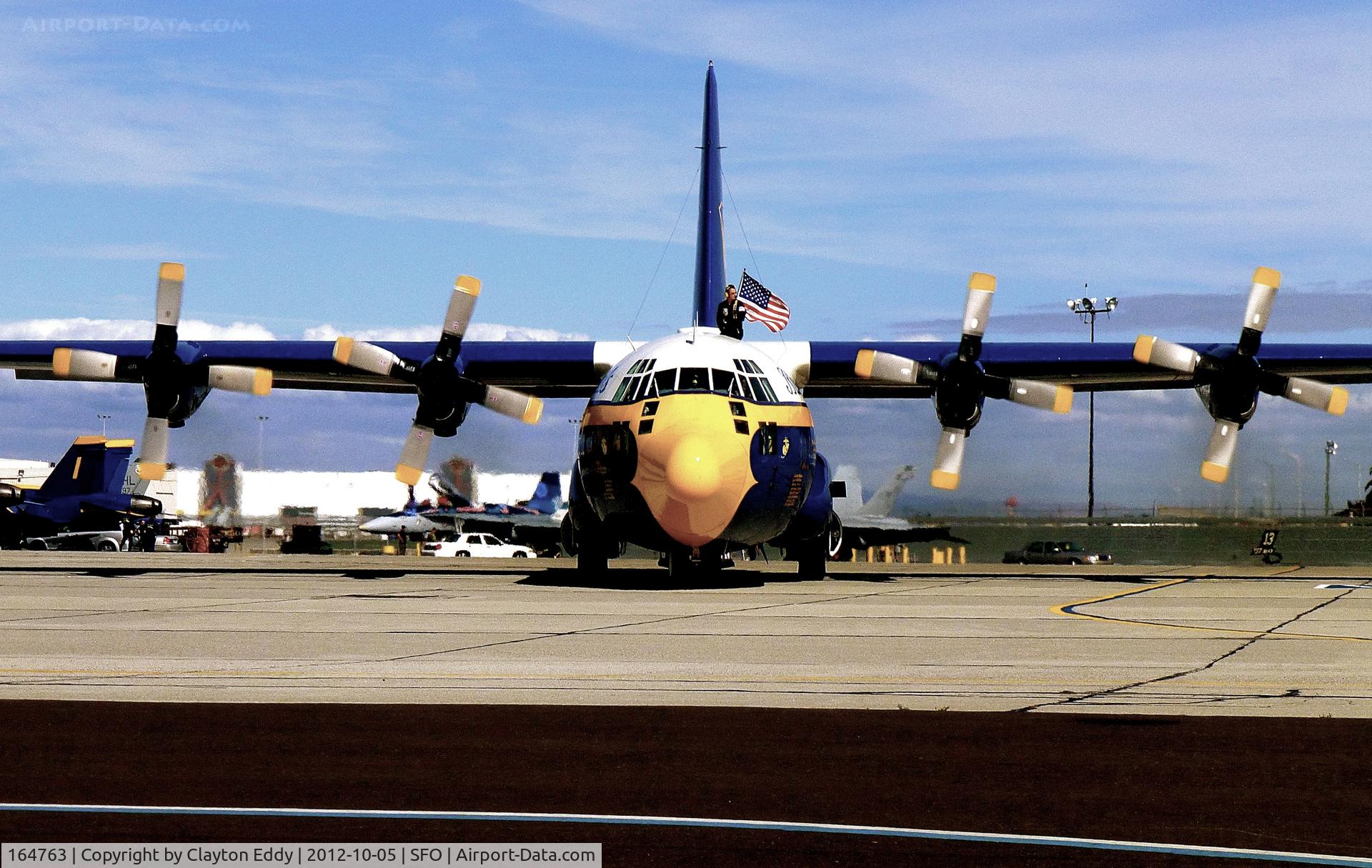 164763, 1992 Lockheed C-130T Hercules C/N 382-5258, Fleet Week San Francisco SFO 2012