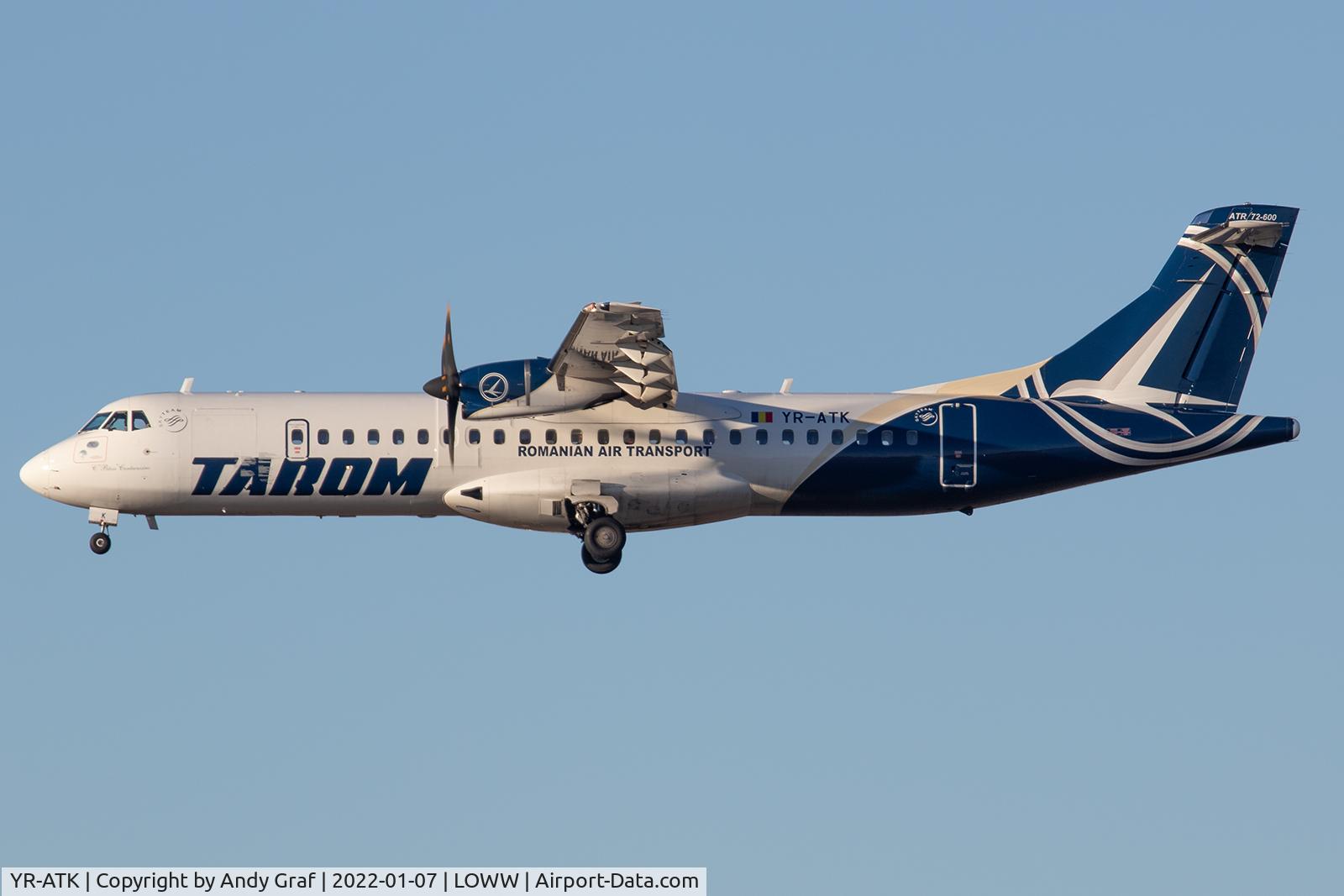 YR-ATK, ATR 72-212A C/N 1621, Tarom ATR72
