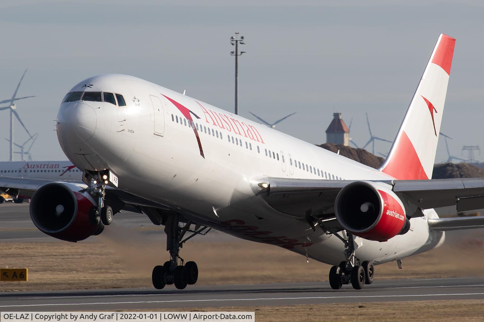 OE-LAZ, 1999 Boeing 767-3Z9 C/N 30331, Austrian 767-300
