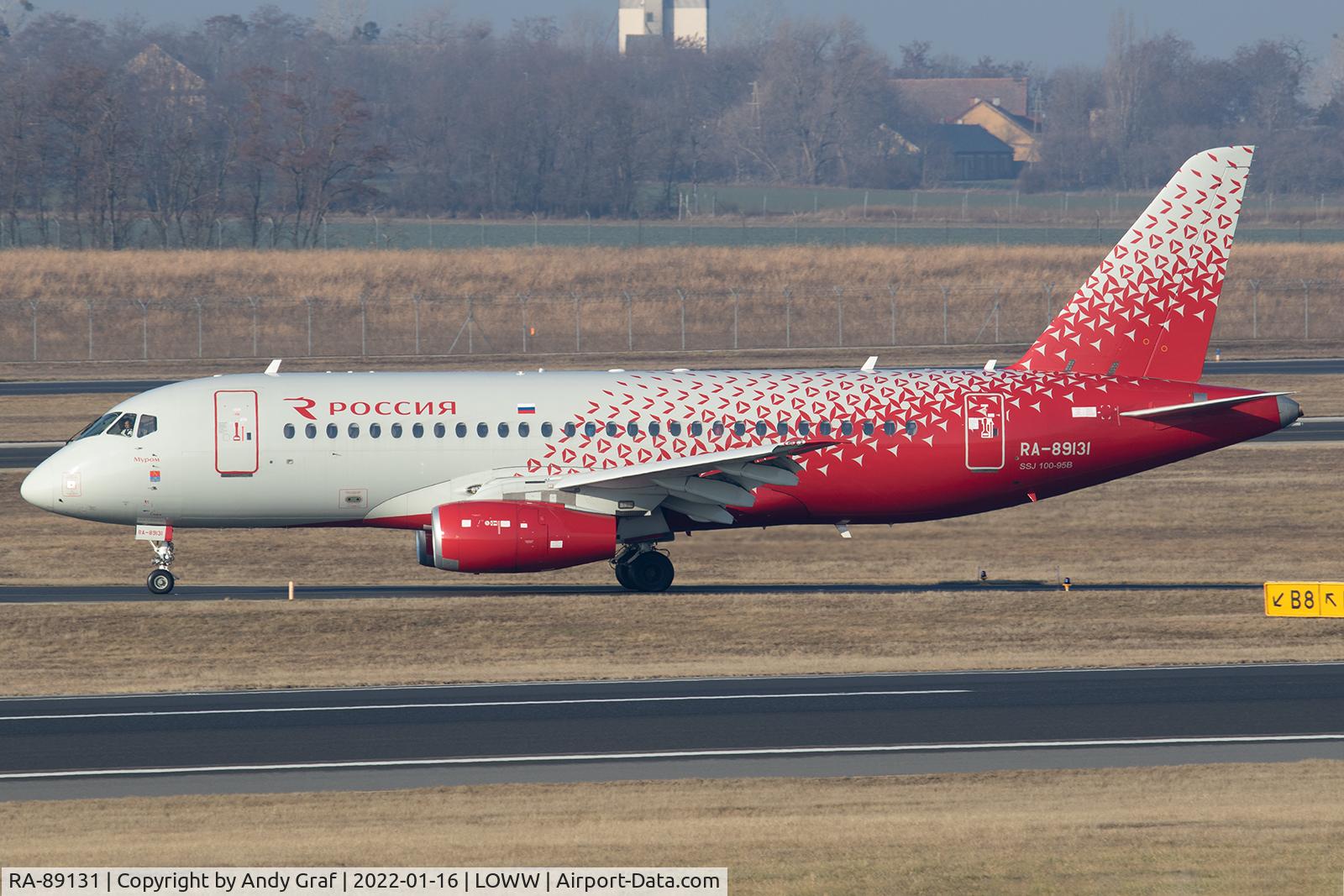 RA-89131, 2019 Sukhoi Superjet 100-95B C/N 95194, Rossia SSJ