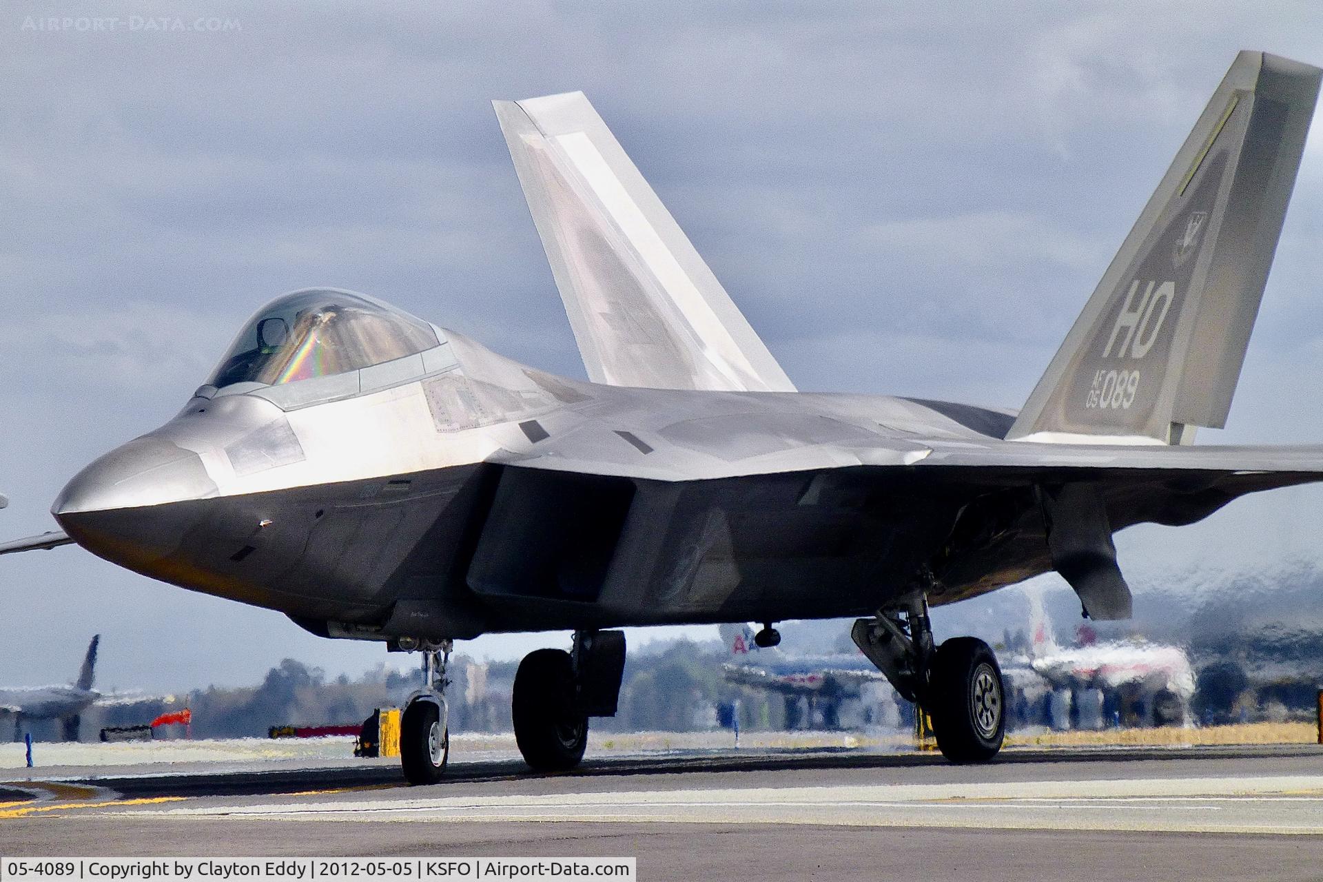 05-4089, 2005 Lockheed Martin F-22A Raptor C/N 4089, Fleet Week San Francisco SFO 2012