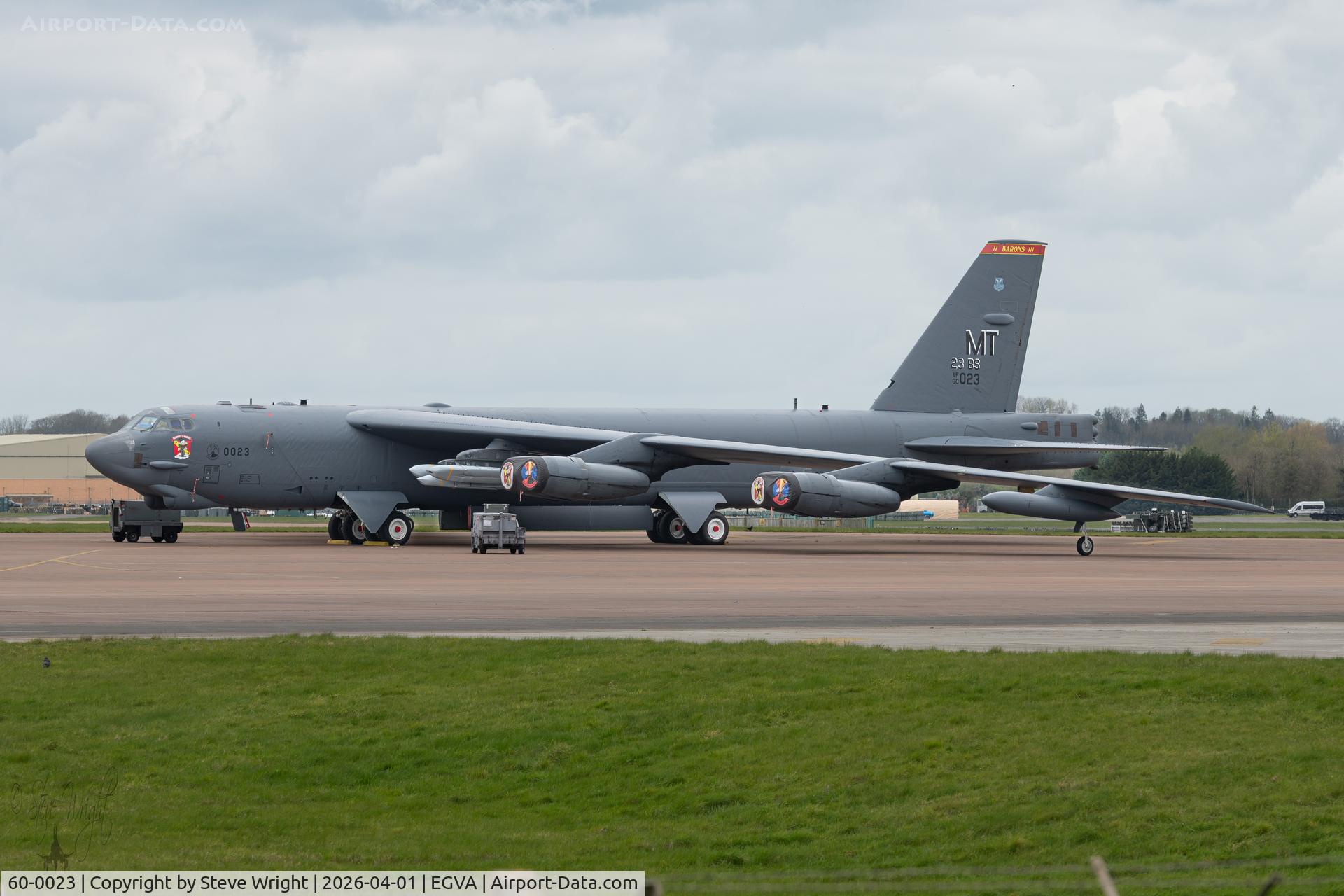 60-0023, 1960 Boeing B-52H Stratofortress C/N 464388, Operation Epic Fury, RAF Fairford. England