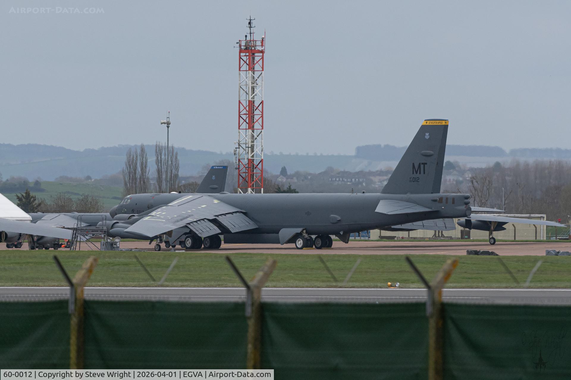 60-0012, 1960 Boeing B-52H Stratofortress C/N 464377, Operation Epic Fury, RAF Fairford. England