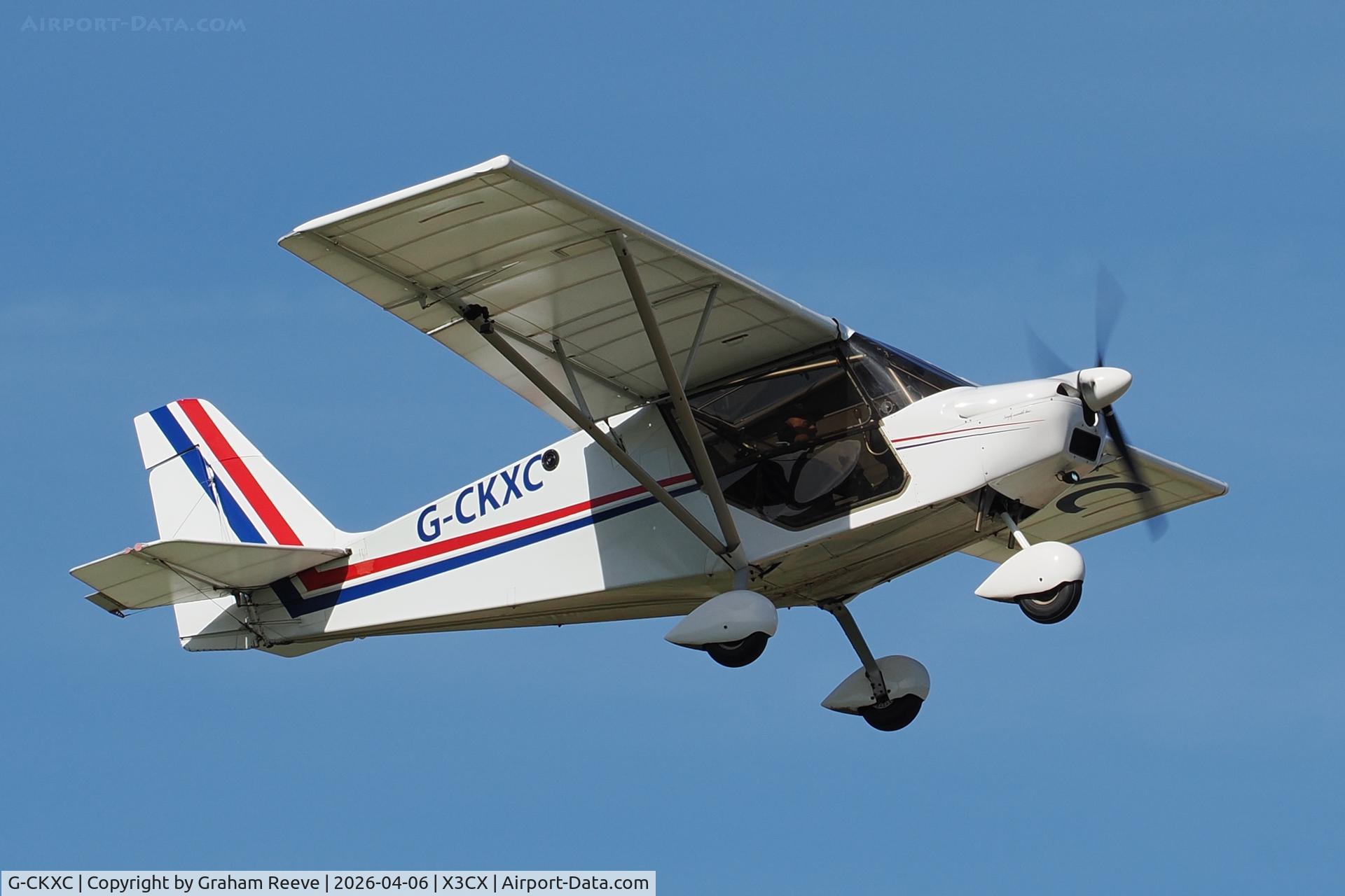 G-CKXC, 2018 Best Off SkyRanger Swift 912(1) C/N BMAA/HB/709, Departing from Northrepps.