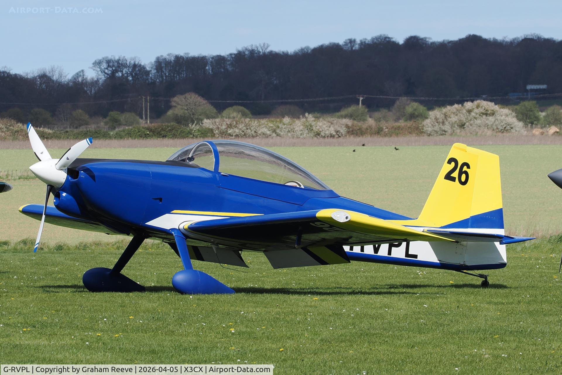 G-RVPL, 2006 Vans RV-8 C/N PFA 303-13885, Parked at Northrepps.