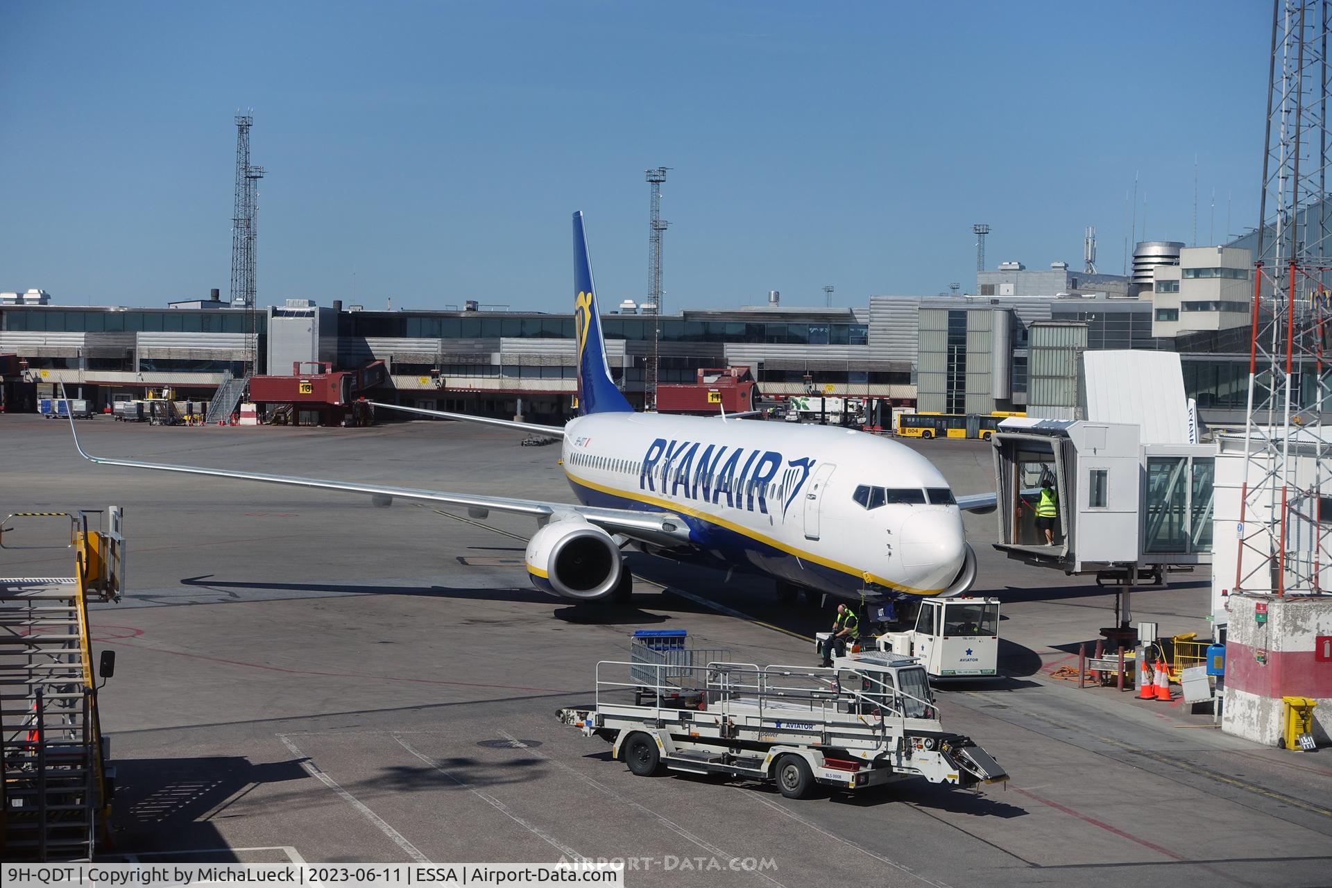 9H-QDT, 2017 Boeing 737-8AS C/N 44769, At Arlanda