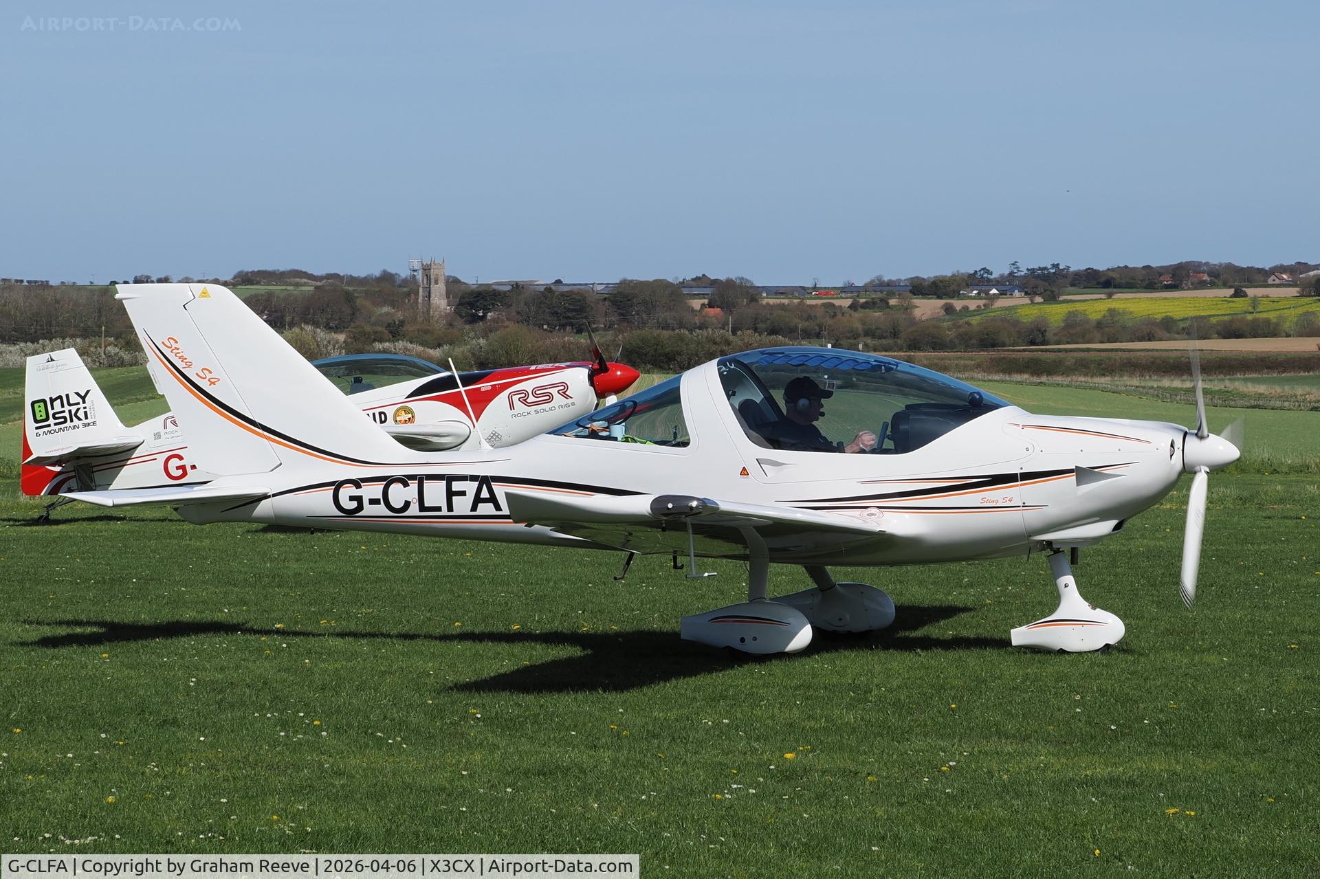 G-CLFA, 2019 TL Ultralight TL-2000UK Sting Carbon S4 C/N LAA 347A-15613, Just landed at Northrepps.