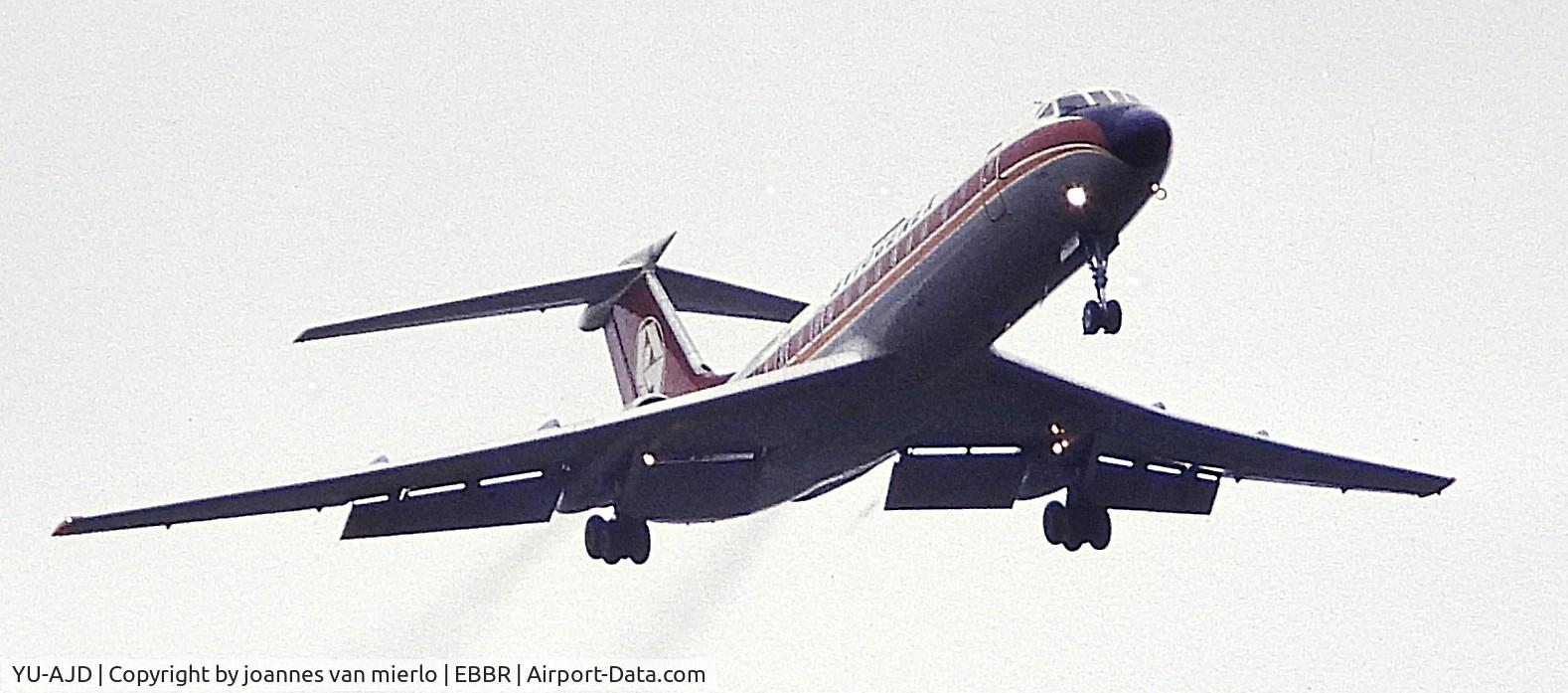 YU-AJD, 1972 Tupolev Tu-134A C/N 2351508, ex-slide