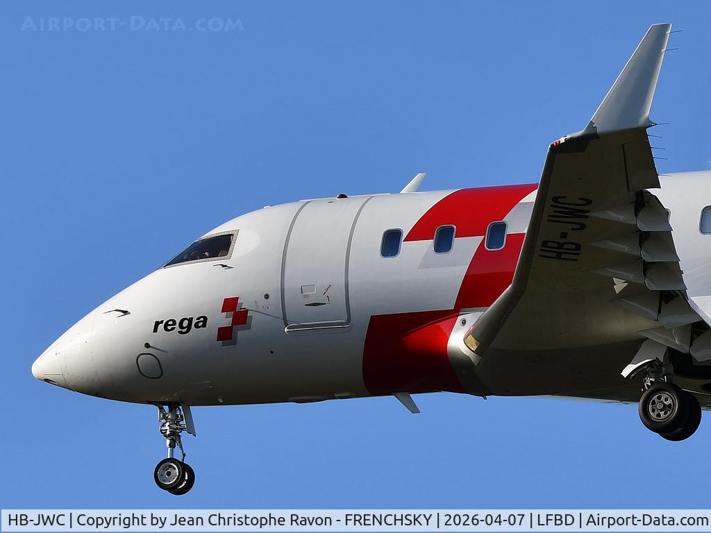 HB-JWC, 2018 Bombardier Challenger 650 (CL-600-2B16) C/N 6114, Zurich (ZRH)	Bordeaux (BOD)	SAZ71
