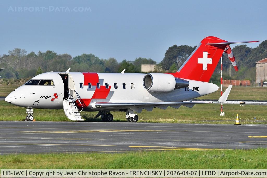 HB-JWC, 2018 Bombardier Challenger 650 (CL-600-2B16) C/N 6114, Zurich (ZRH)	Bordeaux (BOD)	SAZ71