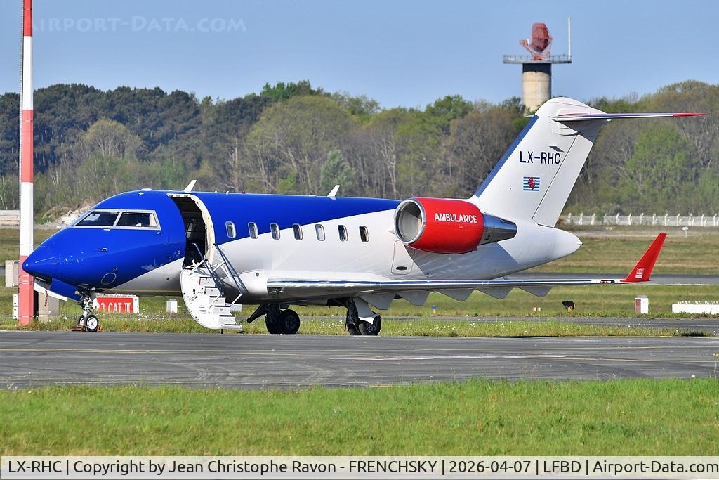 LX-RHC, Bombardier Challenger 605 C/N 5784, Lyon (LYS)	Bordeaux (BOD)	(LRQ138H)
