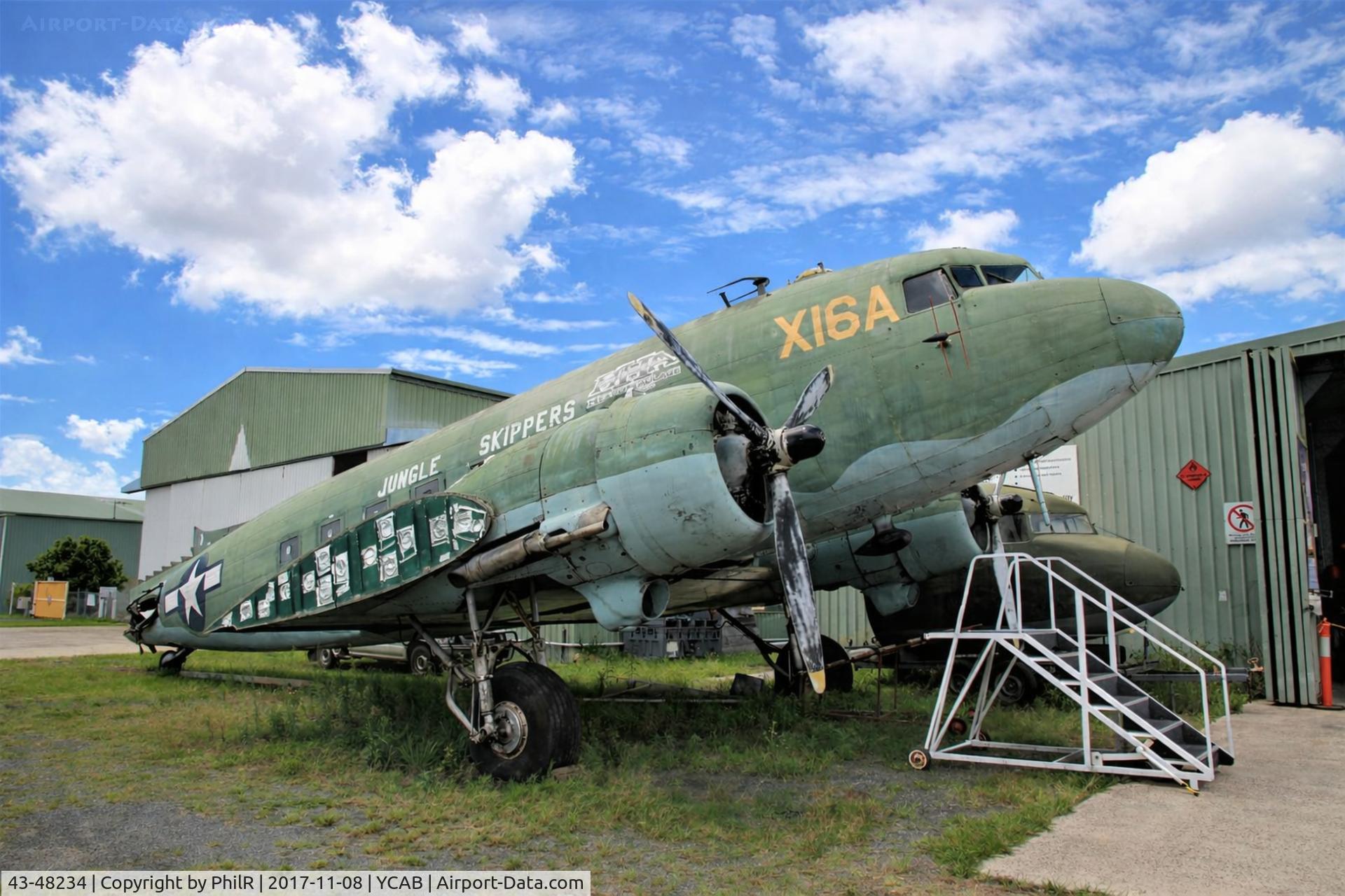 43-48234, 1944 Douglas C-47A Skytrain C/N 14050, 43-48234 (VH-DMV, CAO, BAB) 1944 C-47A Caboolture 
