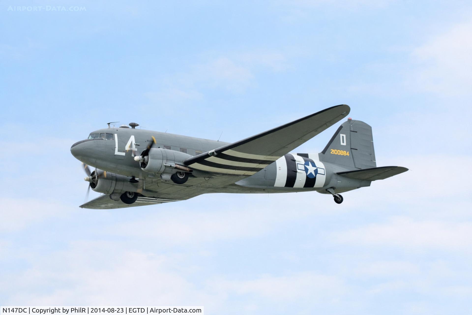 N147DC, 1943 Douglas C-47A-75-DL Skytrain C/N 19347, 2100884 (N147DC) 1943 C-47A Aces High Wings & Wheels Dunsfold 
