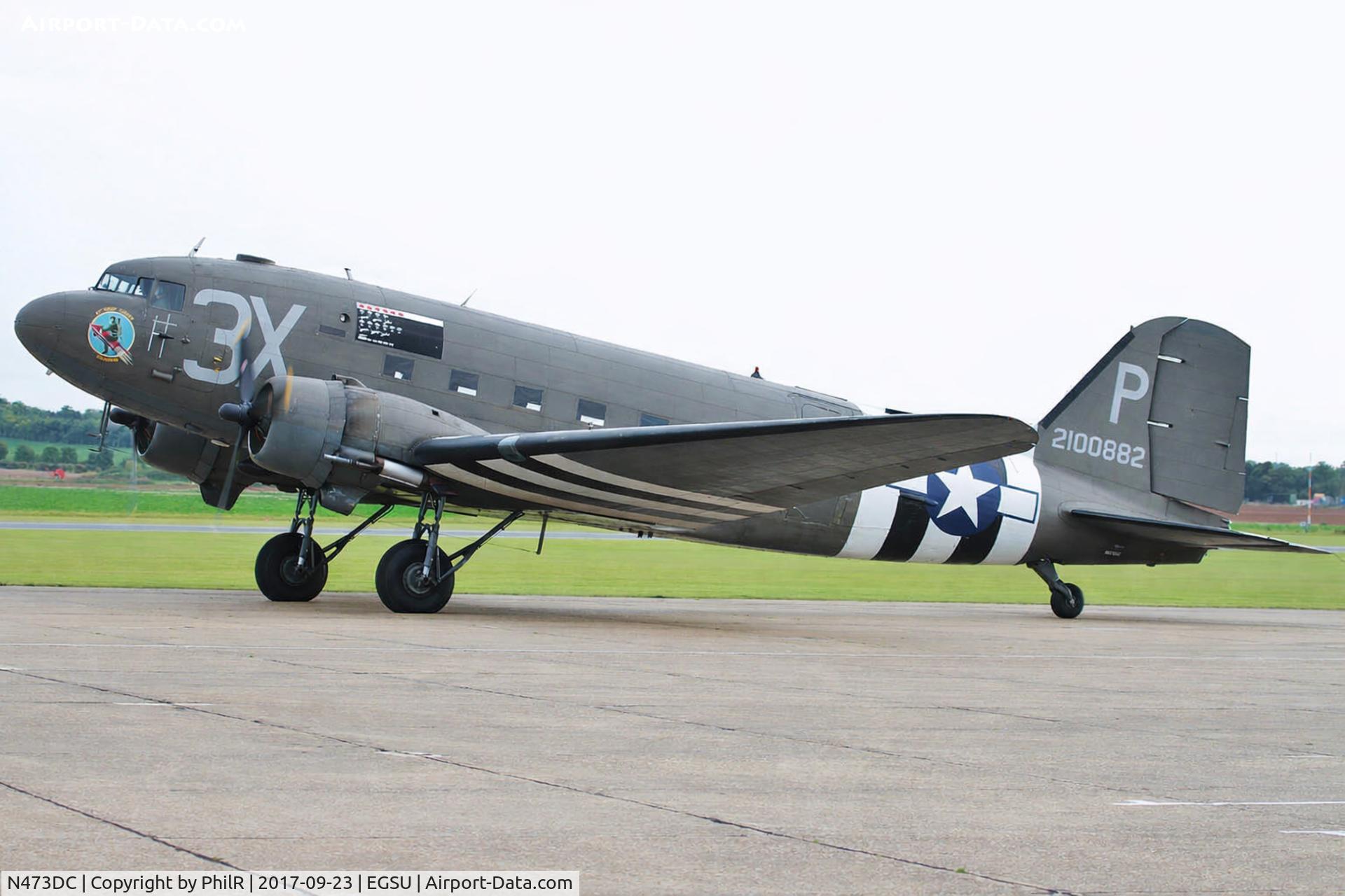 N473DC, 1942 Douglas DC3C (C-47A) C/N 19345, N473DC (42-100882, TS422) 1942 C-47A BoB Air Show Duxford 

