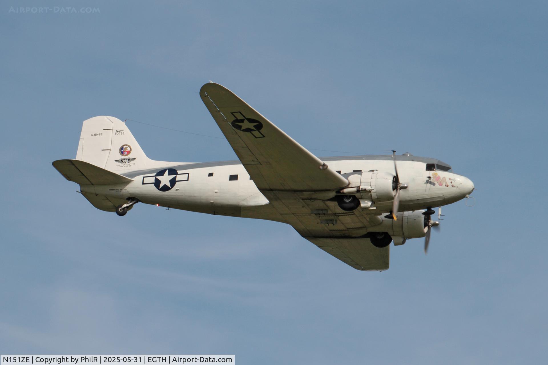 N151ZE, 1944 Douglas R4D-6 (C-47B-10-D) C/N 26408, N151Z '50783' 1944 Douglas R4D-6S US Navy Military Day Old Warden 
