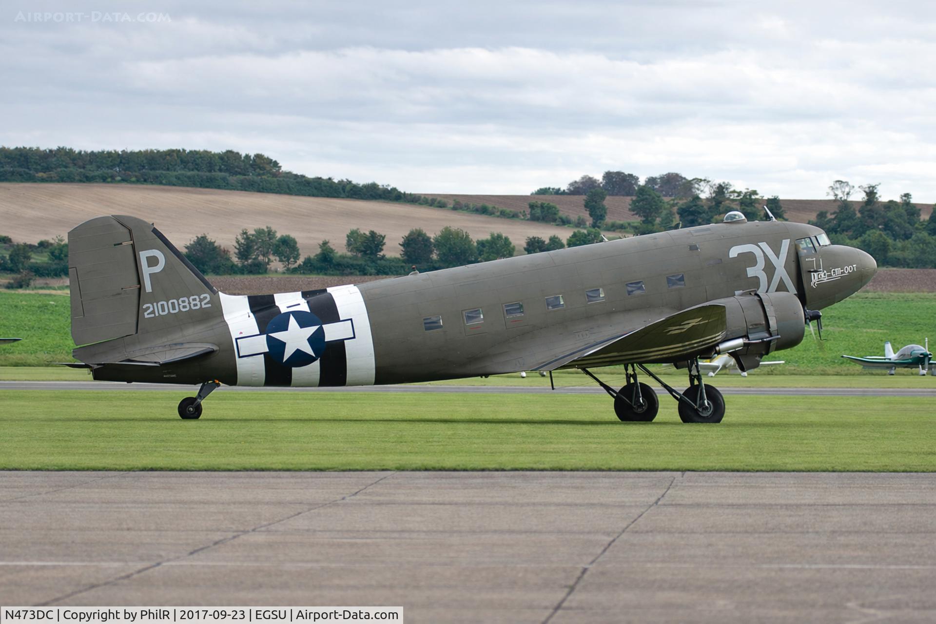N151ZE, 1944 Douglas R4D-6 (C-47B-10-D) C/N 26408, N473DC (42-100882, TS422) 1942 C-47A BoB Air Show Duxford 