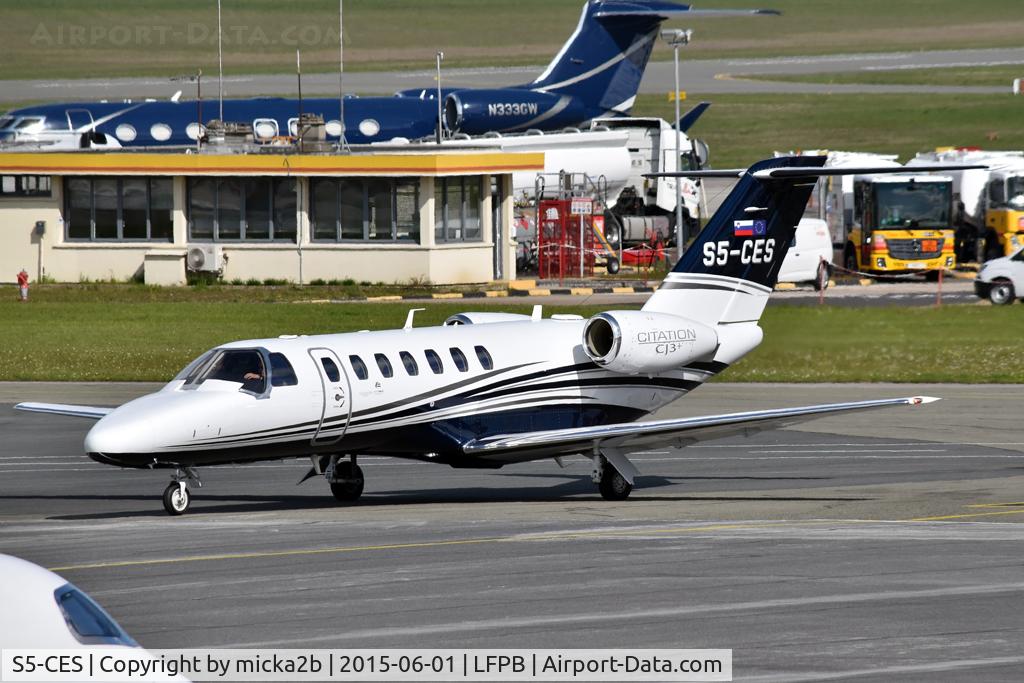 S5-CES, Cessna 525B CitationJet CJ3 C/N unknown, Taxiing