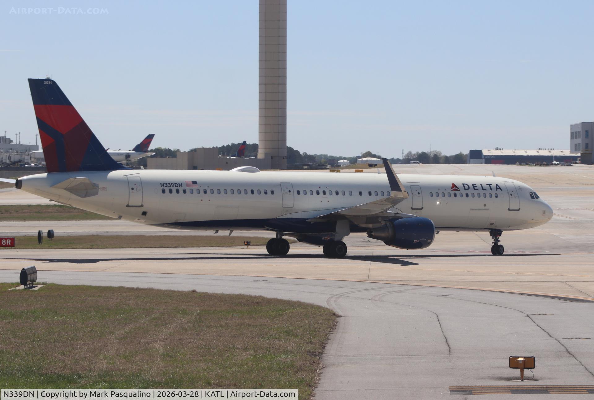 N339DN, 2018 Airbus A321-211 C/N 8128, Airbus A321-211