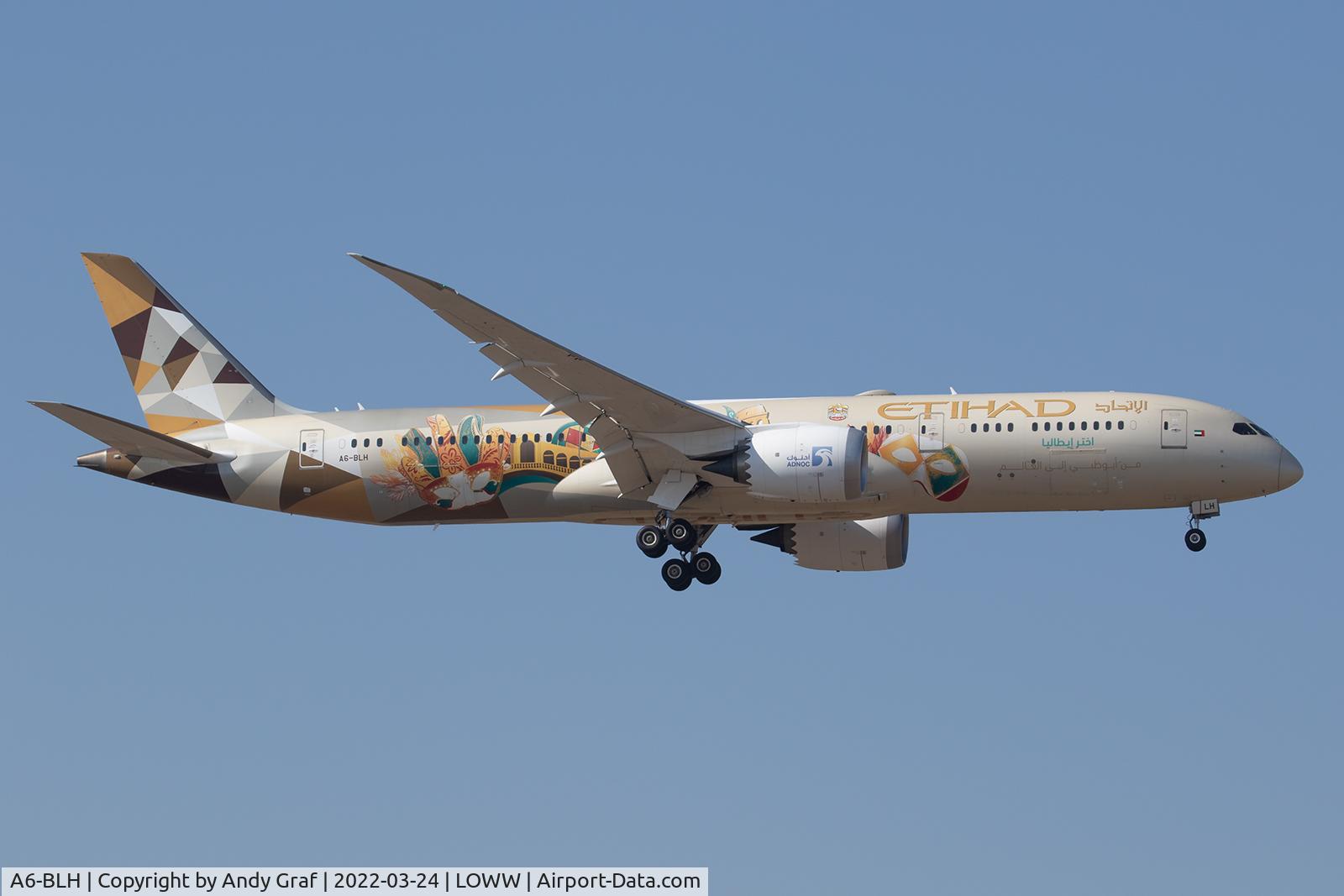A6-BLH, 2016 Boeing 787-9 Dreamliner C/N 39653, Ethiad 787-9