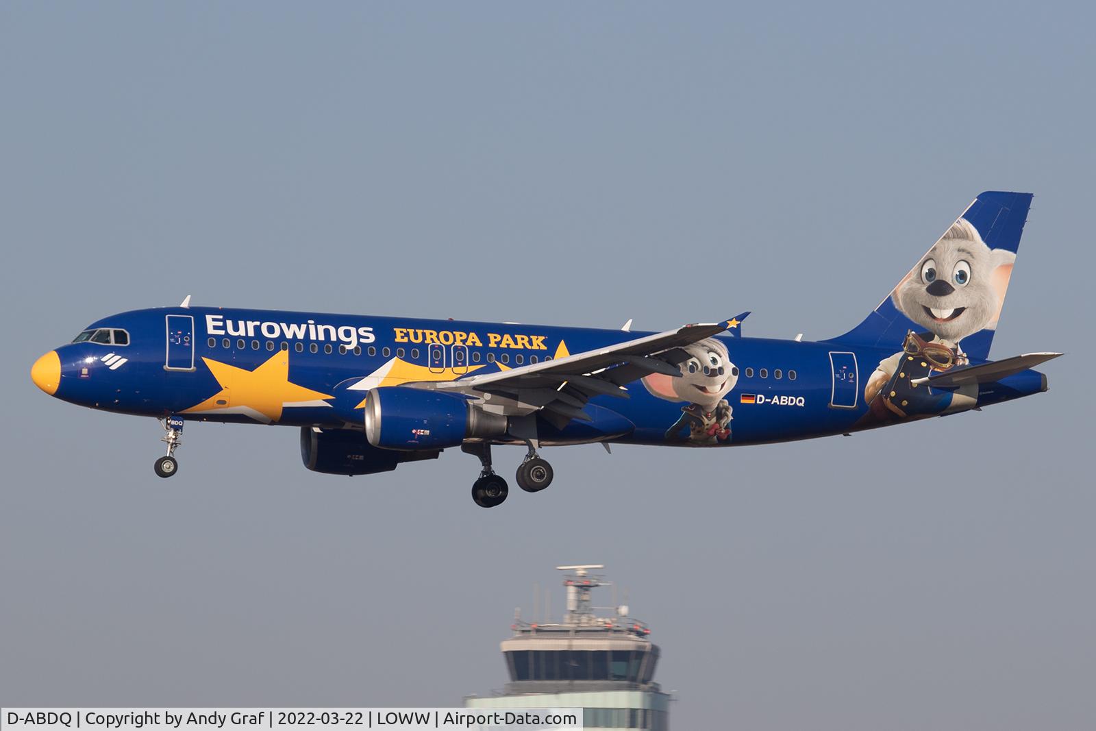 D-ABDQ, 2007 Airbus A320-214 C/N 3121, Eurowings A320