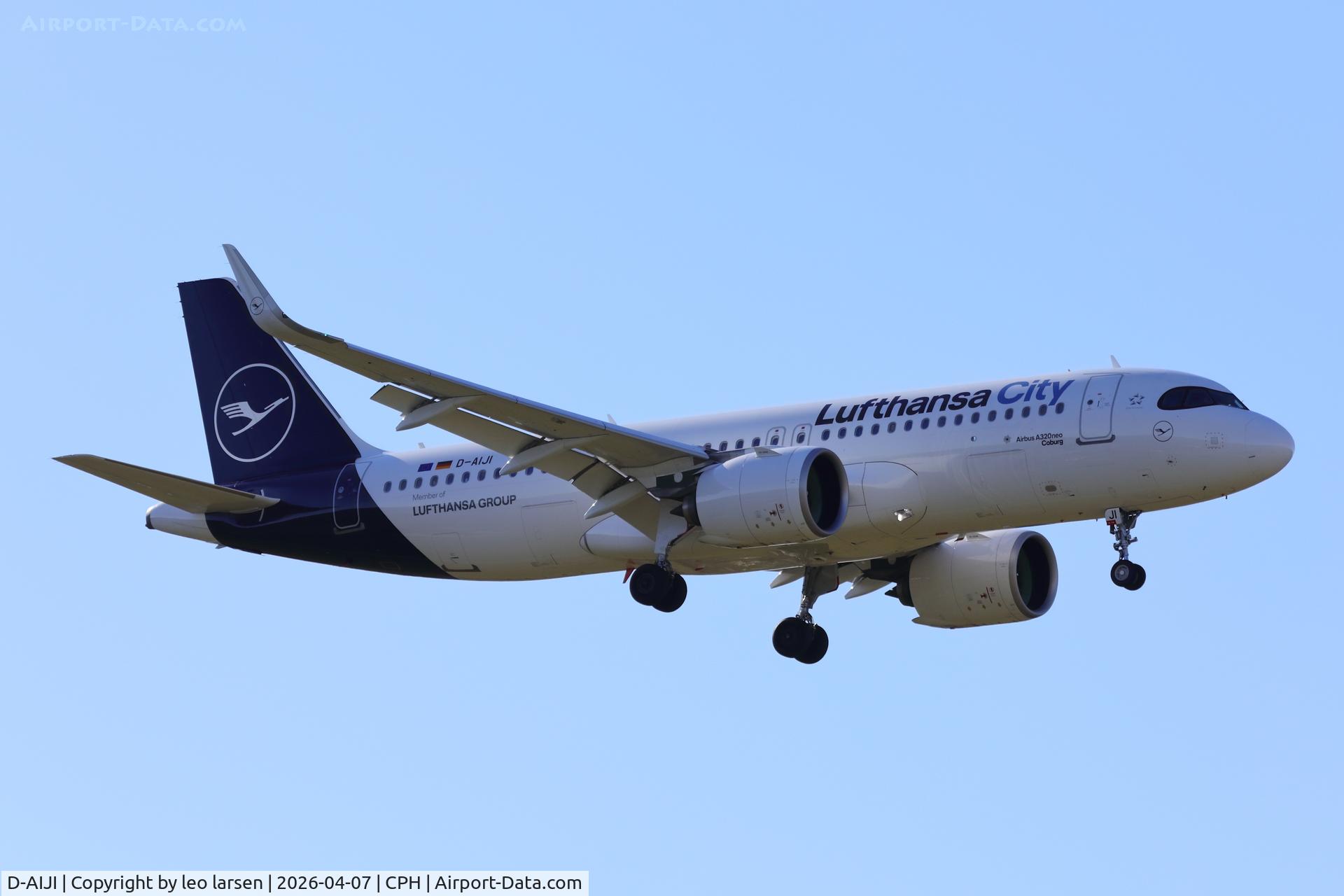 D-AIJI, 2023 Airbus A320-271N C/N 11238, Copenhagen 7.4.2026