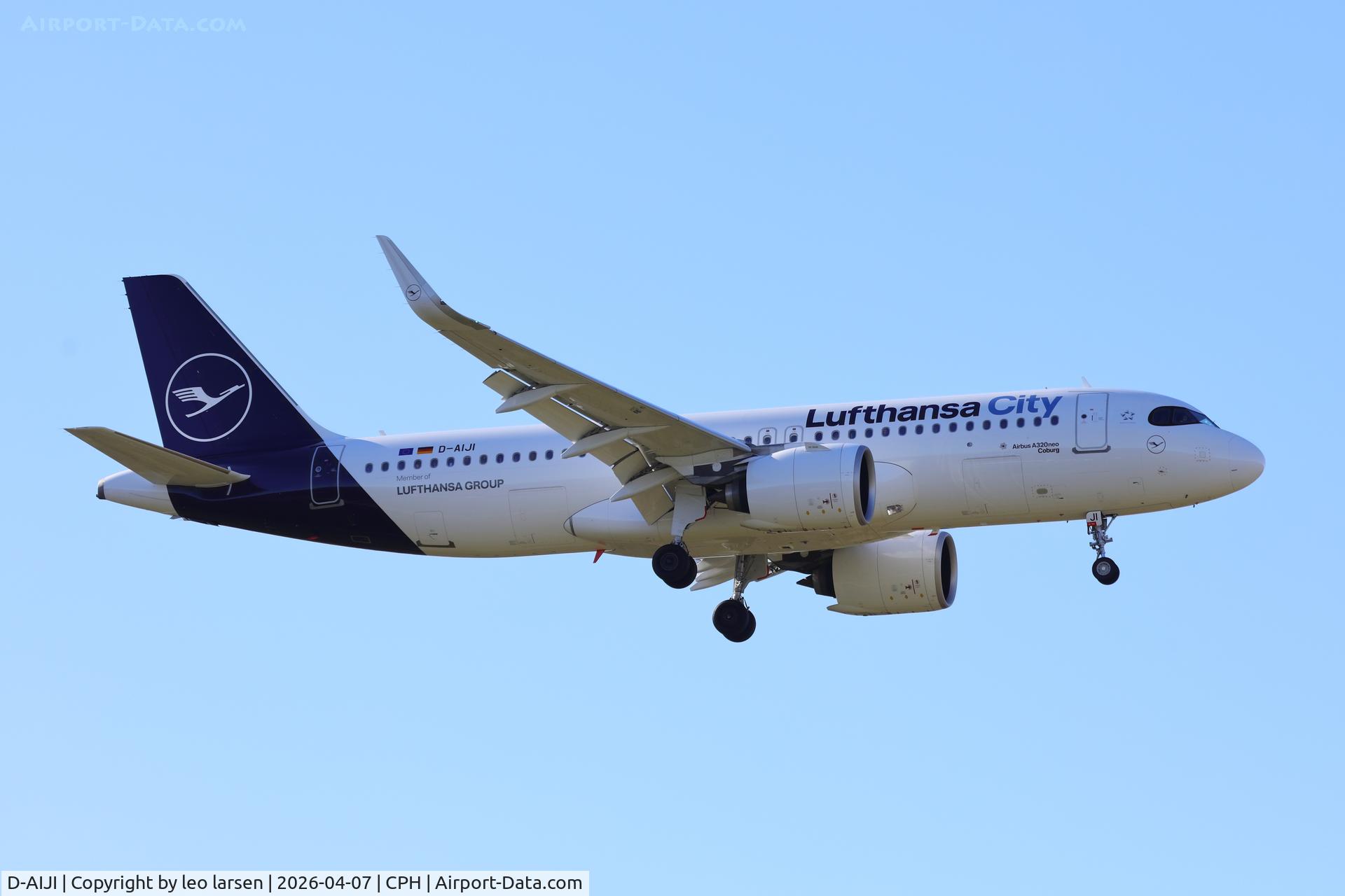 D-AIJI, 2023 Airbus A320-271N C/N 11238, Copenhagen 7.4.2026