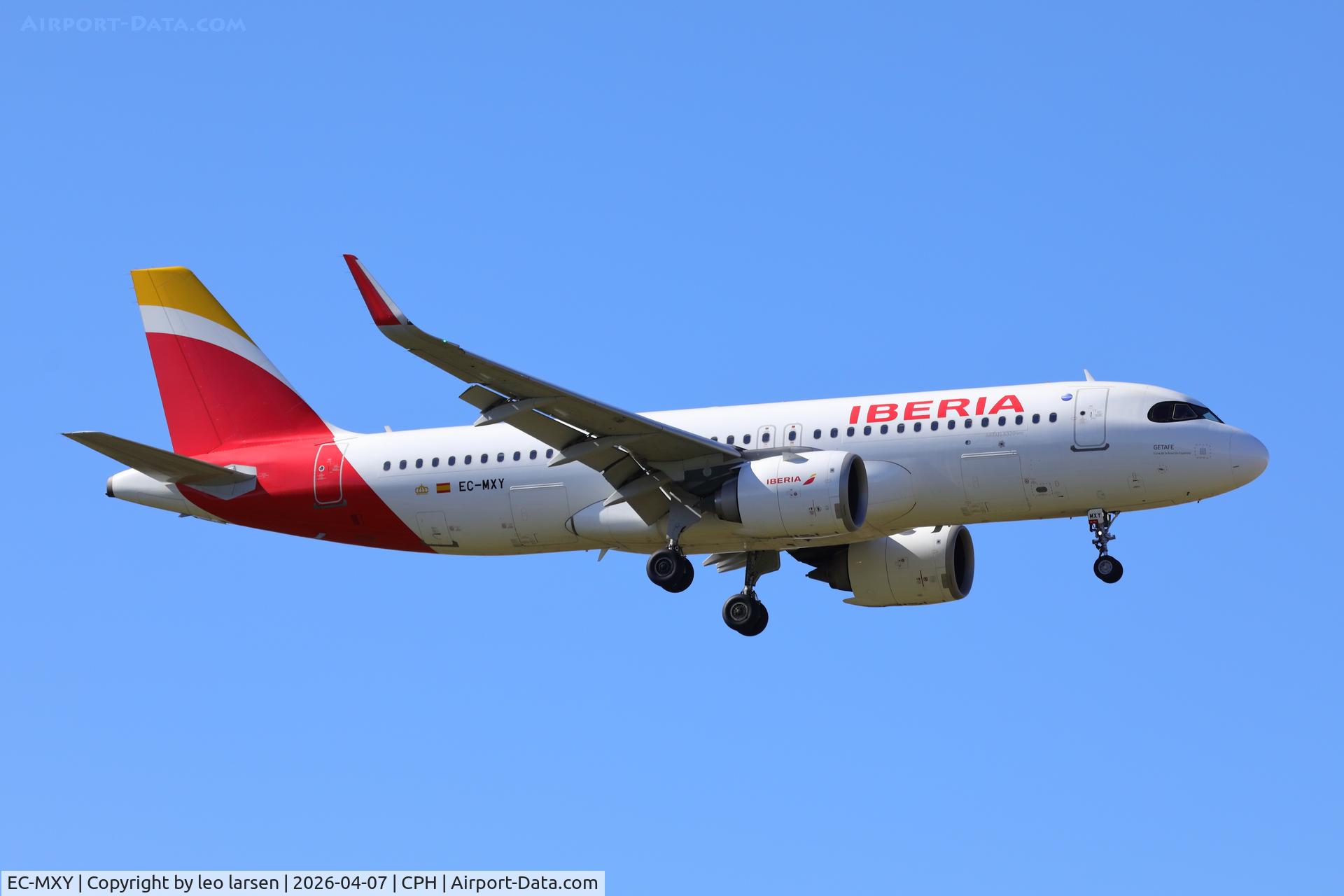 EC-MXY, 2018 Airbus A320-251N C/N 8256, Copenhagen 7.4.2026