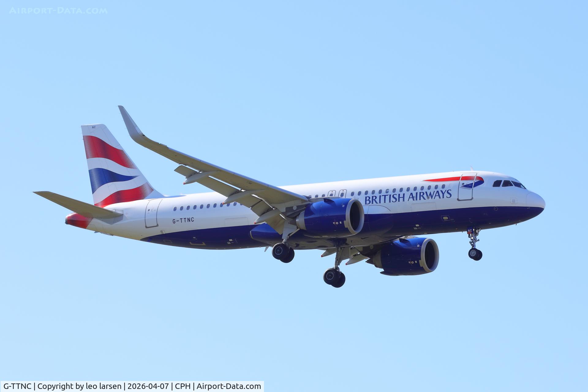 G-TTNC, 2018 Airbus A320-251N C/N 8173, Copenhagen 7.4.2026