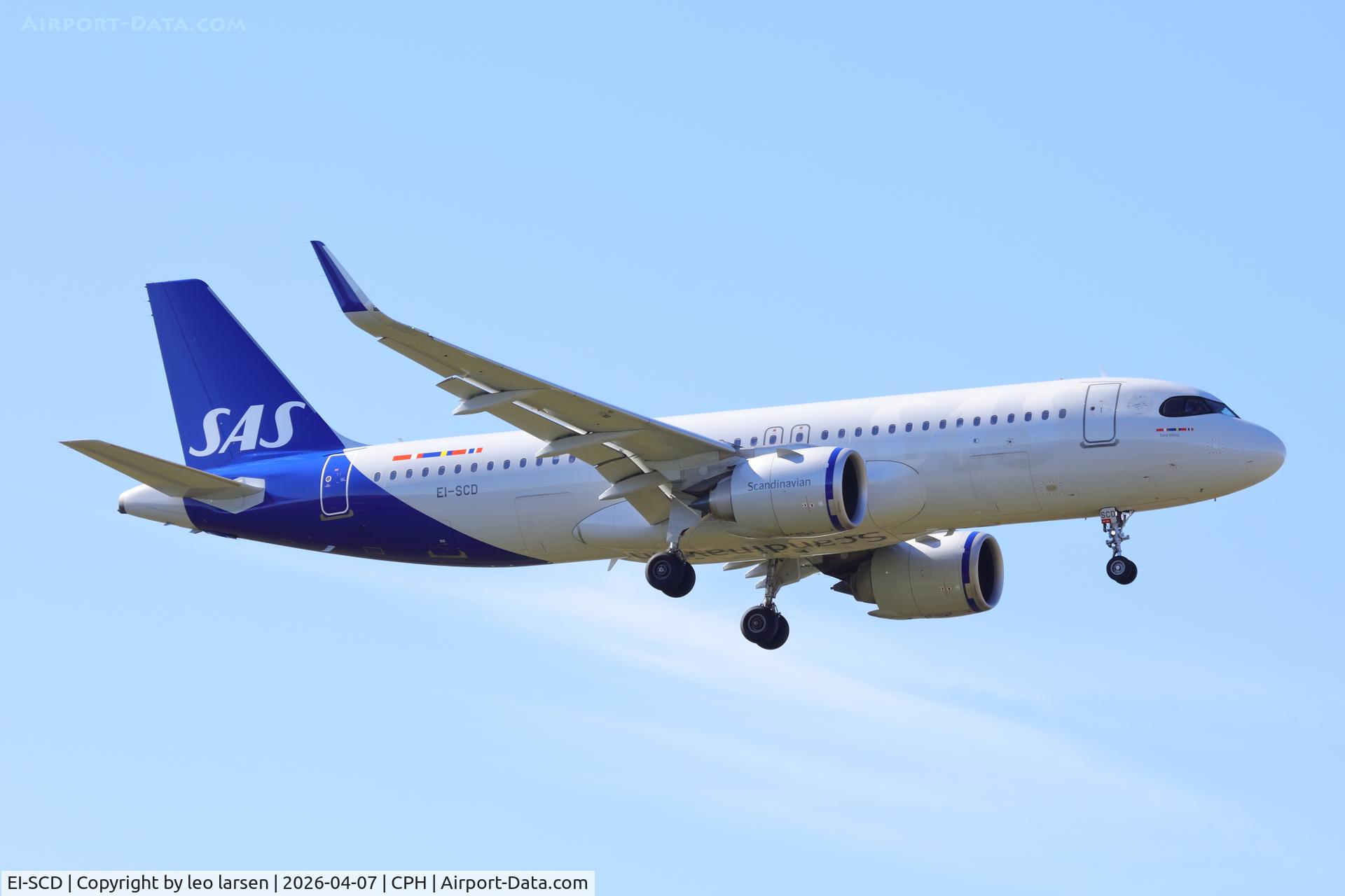 EI-SCD, 2023 Airbus A320-251N C/N 11759, Copenhagen 7.4.2026
