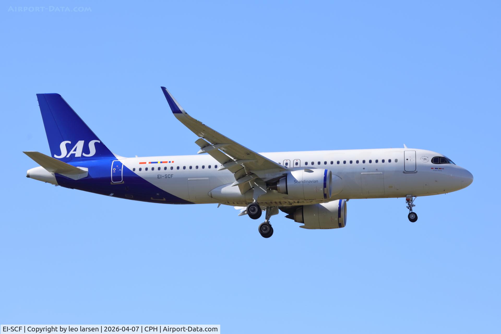 EI-SCF, 2025 Airbus A320-251N C/N 12528, Copenhagen 7.4.2026