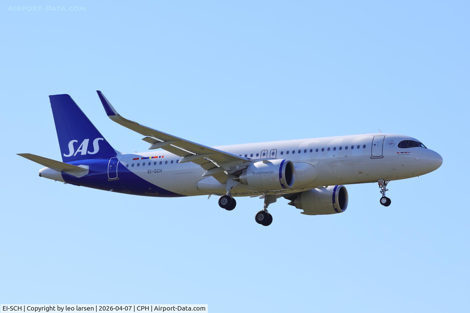 EI-SCH, 2025 Airbus A320-251N C/N 13083, Copenhagen 7.4.2026
