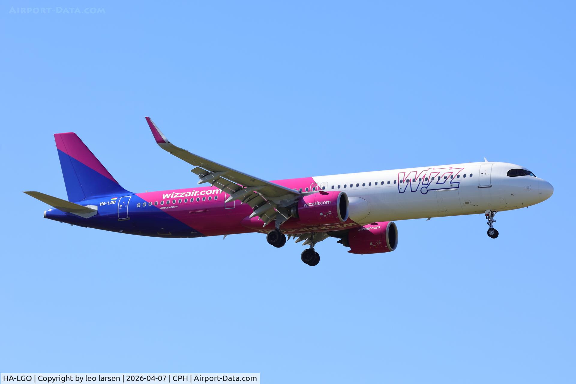 HA-LGO, 2024 Airbus A321-271NX (NEO) C/N 11909, Copenhagen 7.4.2026