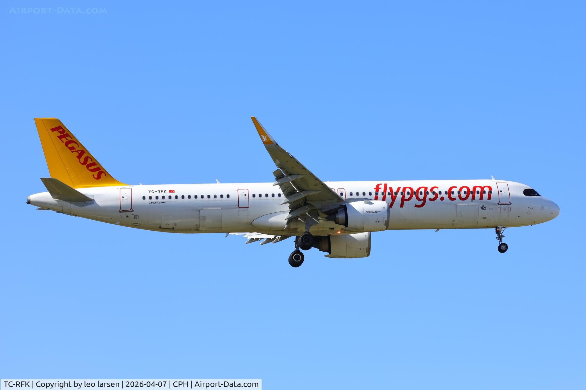 TC-RFK, 2024 Airbus A321neo C/N 12124, Copenhagen 7.4.2026