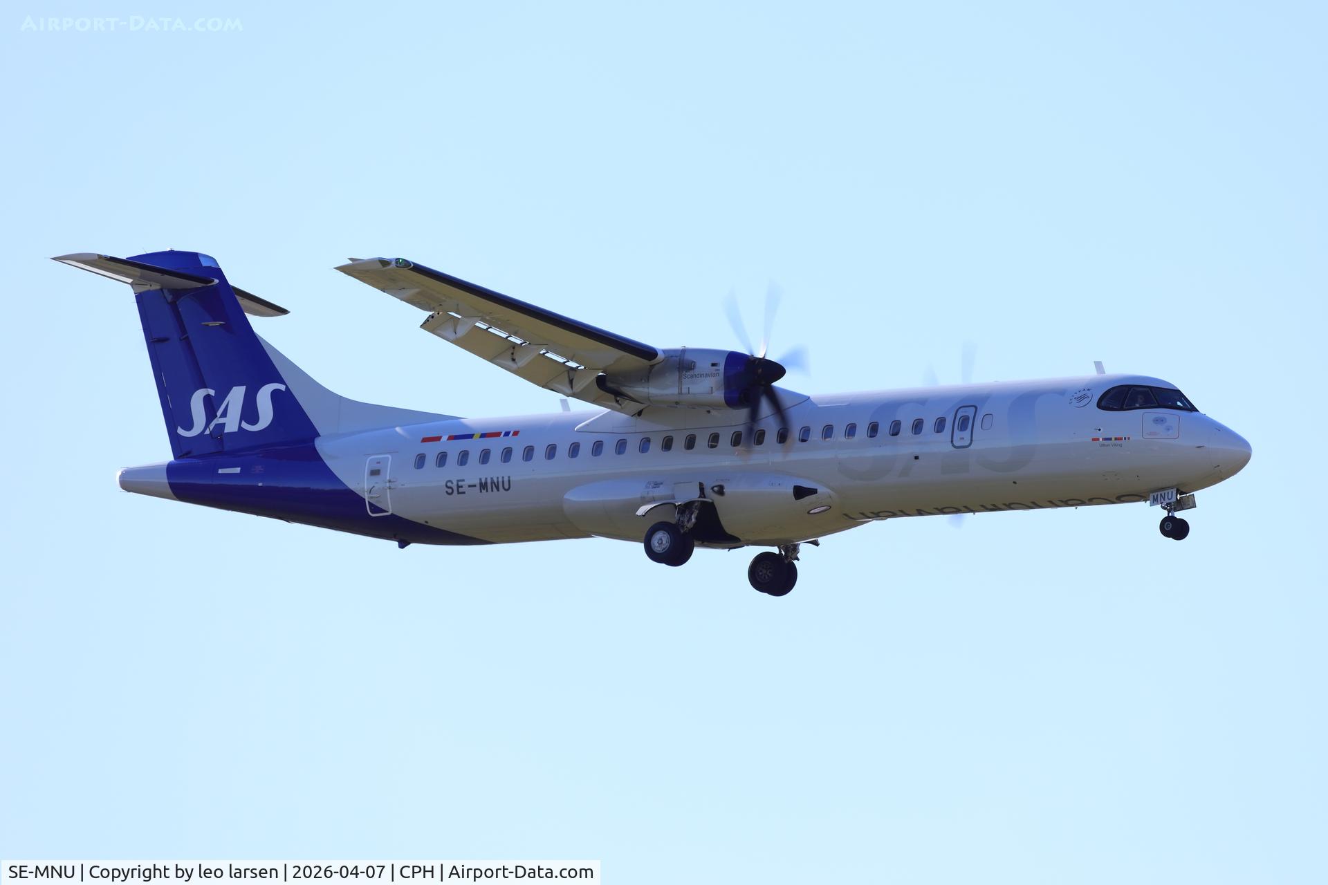 SE-MNU, 2025 ATR 72-212A (600) C/N 1724, Copenhagen 7.4.2026